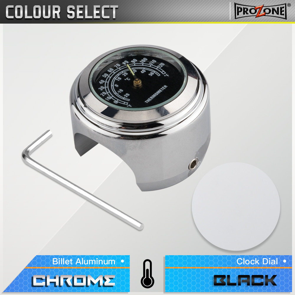 温度計 | クロムメッキシルバー殻 | ブラックパネル