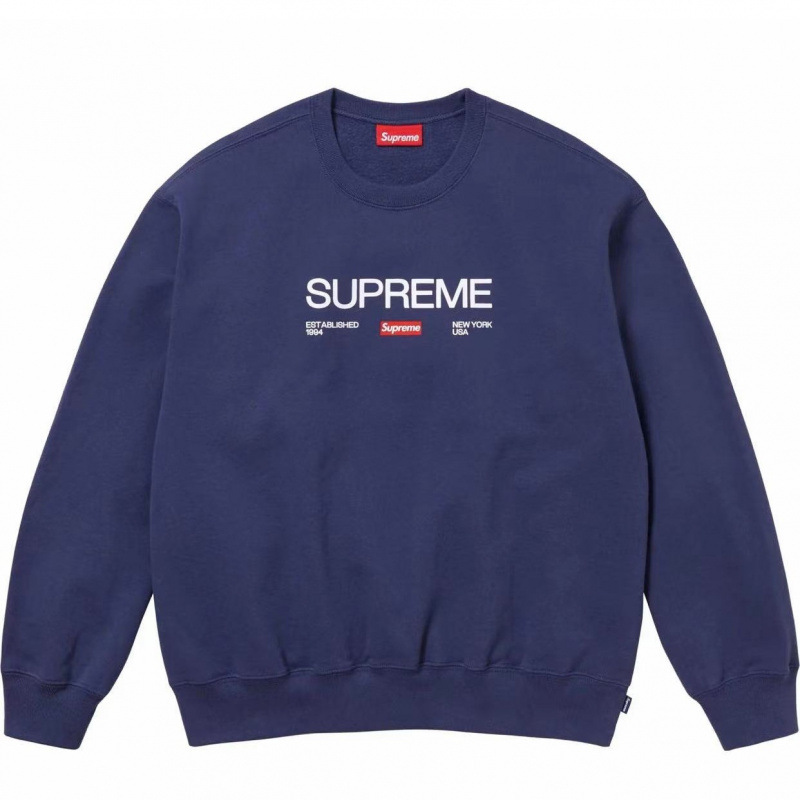 E563SUPREME EST 1994 レターボックスロゴ サファイアブルー