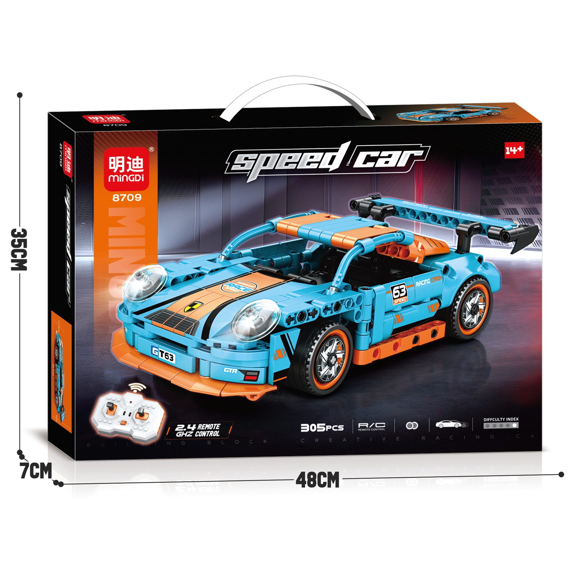 8709 1:24 2.4G テクノロジー リモート コントロール カー