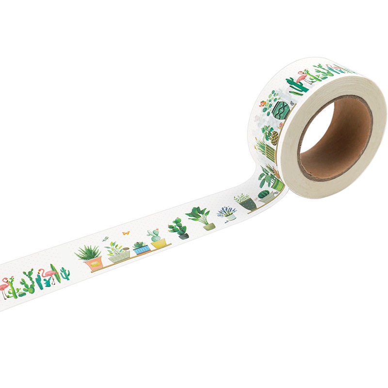 無水クラフト紙テープ鉢植え;5cm*100y