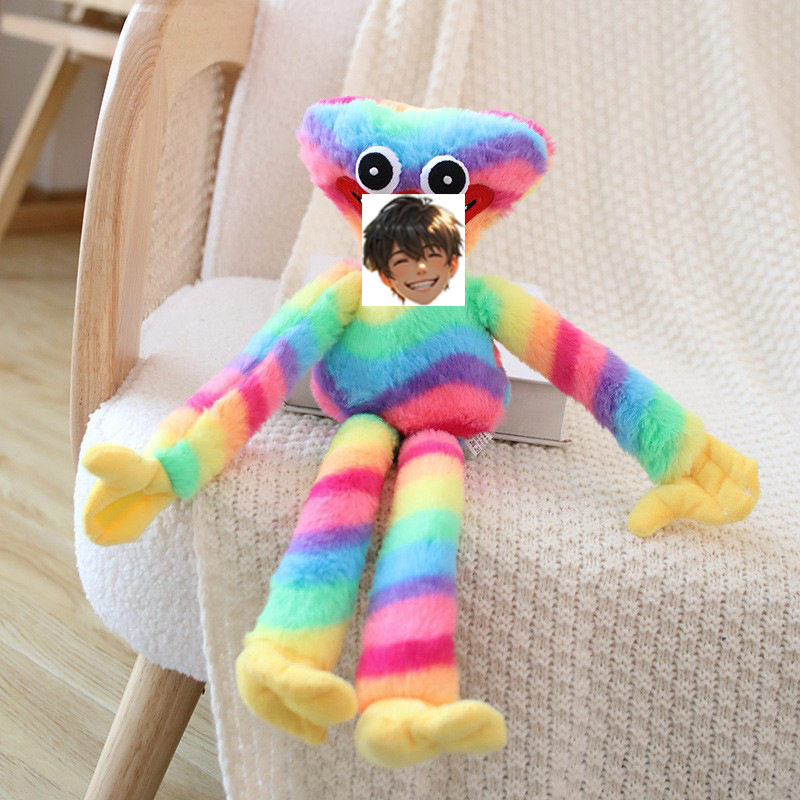 虹の湾曲した縞模様