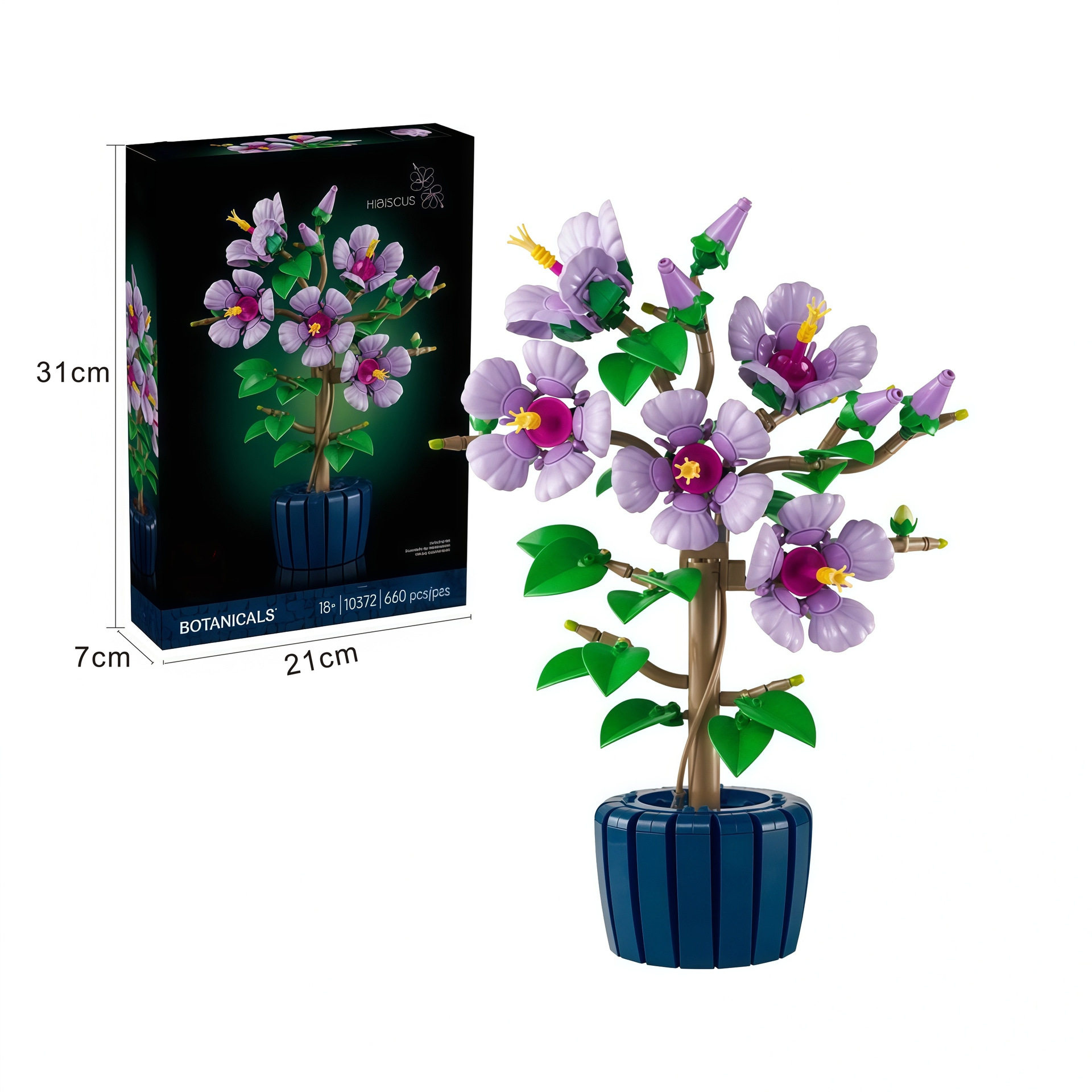 1372 ハイビスカス-660PCS-約0.65KG