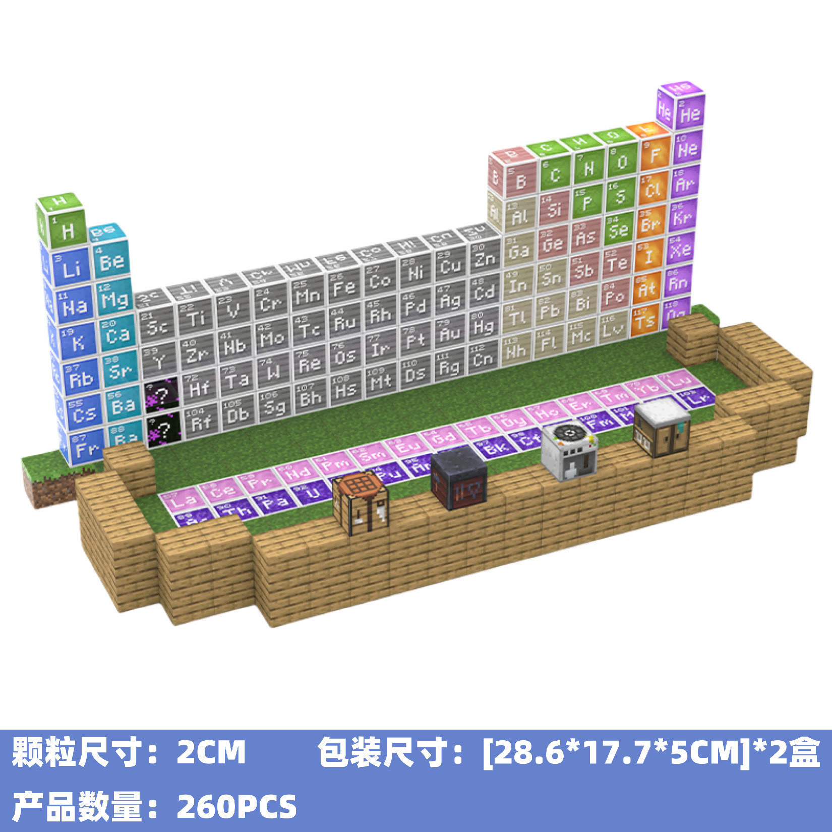 【越境品質】Chemical World-260粒+カラーボックス+取扱説明書