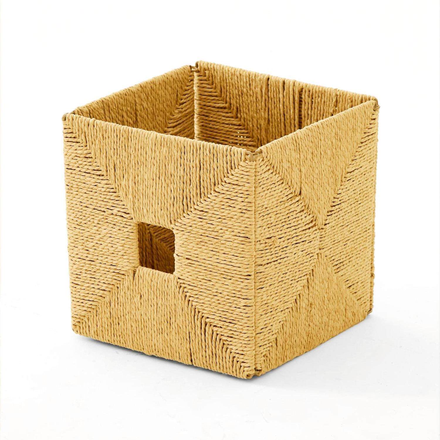 カルコ紙ロープ収納バスケット