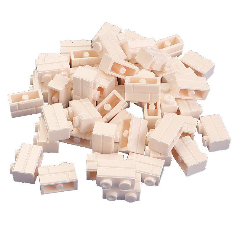 1x2 壁タイル ホワイト 50 粒子 [袋]