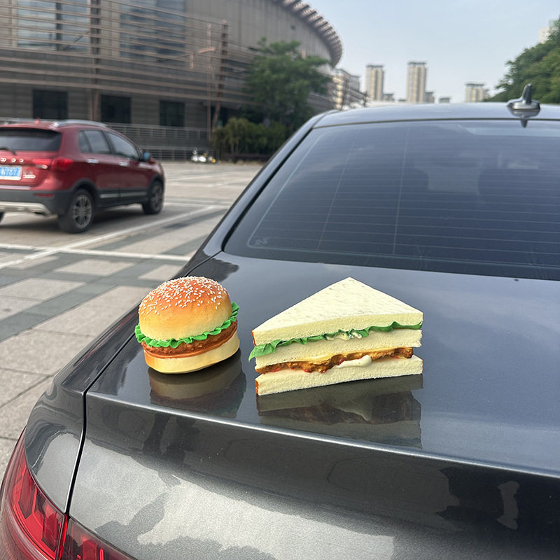 模擬ハンバーガー 1 個 + サンドイッチ 1 個 [のり付き]