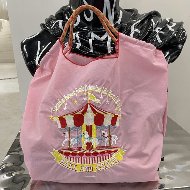 ピンクカルーセル L(ショルダーストラップ除く)