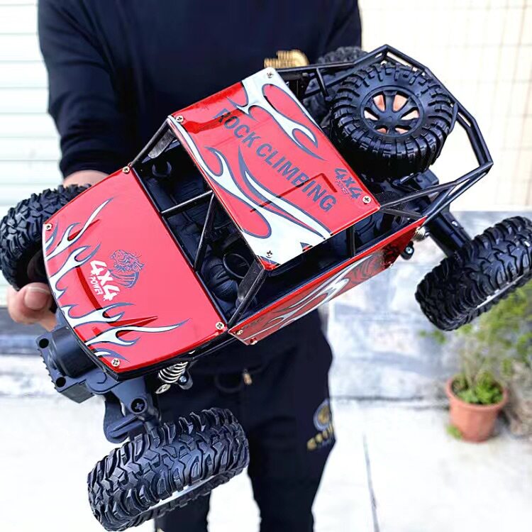 【赤いギフトボックス版】大型合金リモコンオフロード車