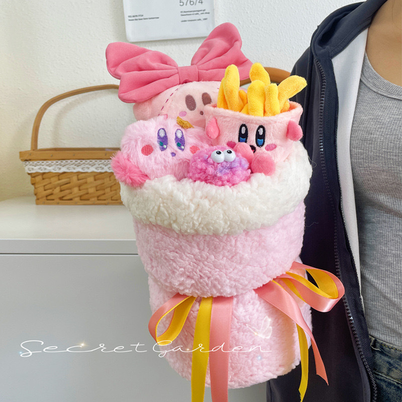 蝶結びカービィブーケ (トランペット38cm)