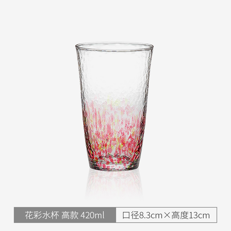 和风花彩水杯420 ml