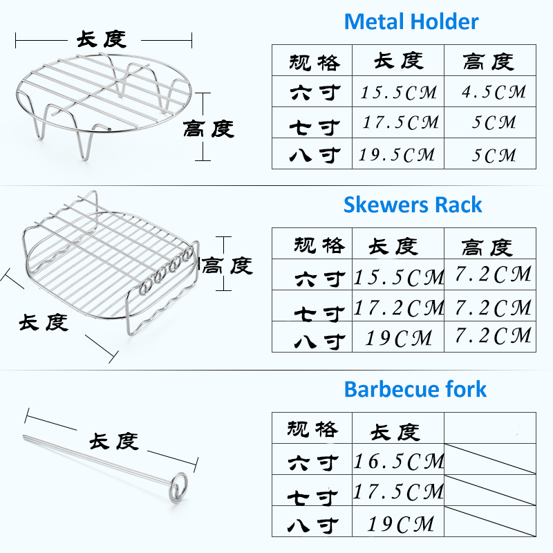 角型 7inch グリル