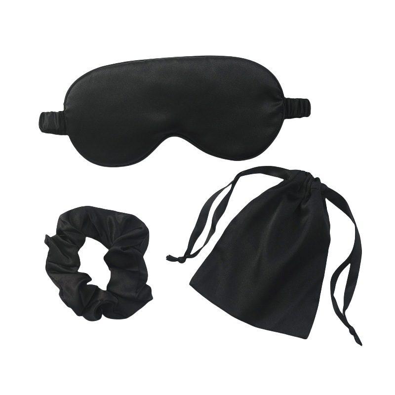 【3点セット】ブラック+保存袋+ヘアゴム