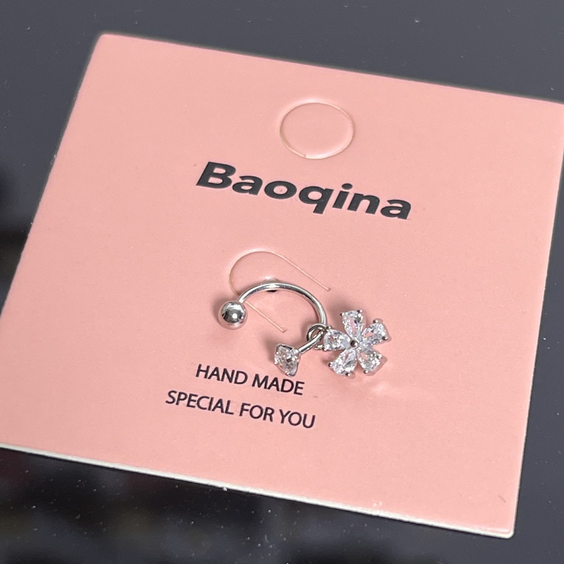 978 ジルコンフラワーホースシューリング（シングル）