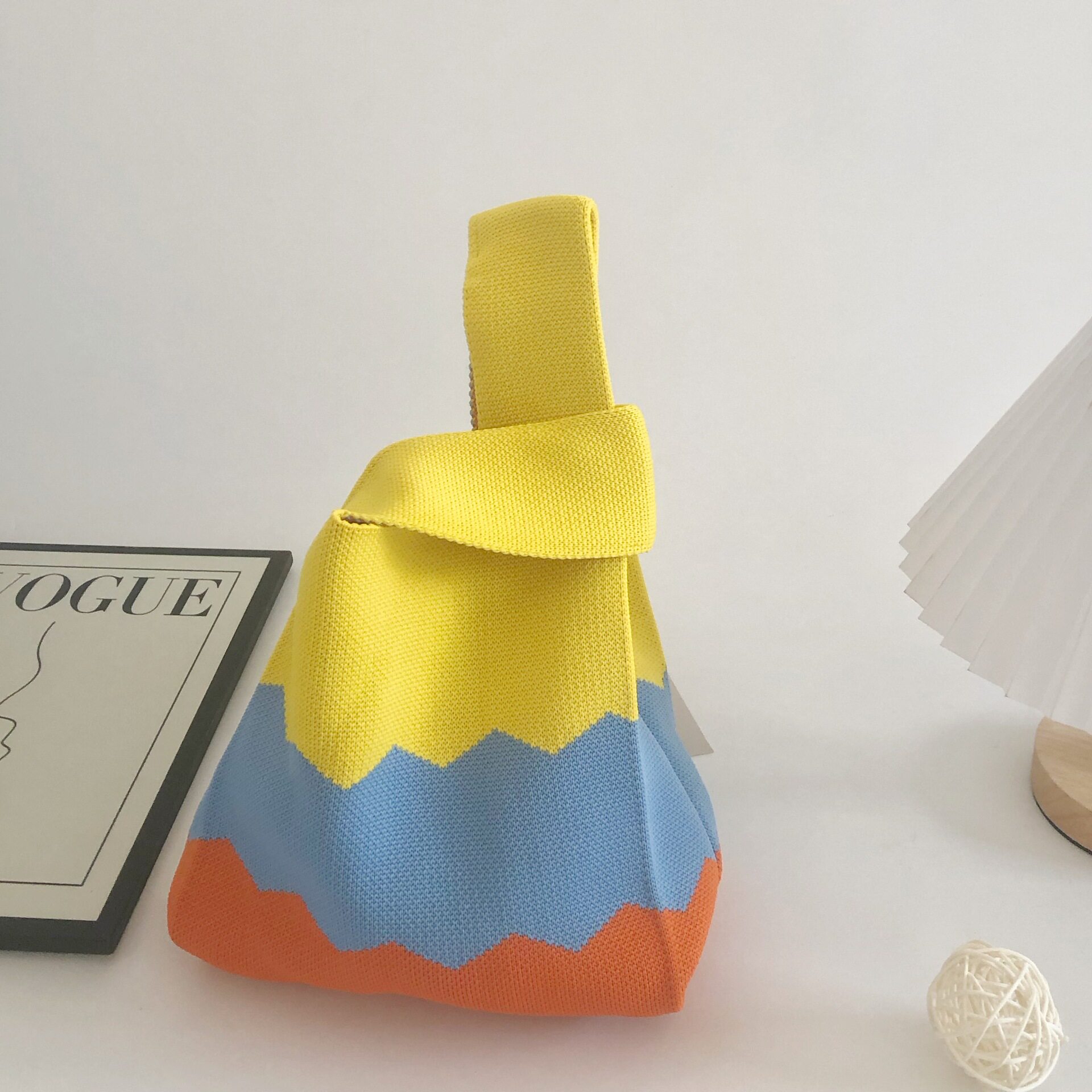 コントラストカラー波状イエロー（50g）