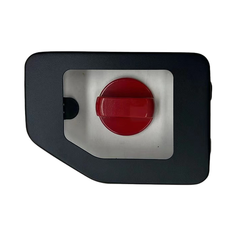 透明燃料タンクキャップ+レッドタイプAインナーキャップ