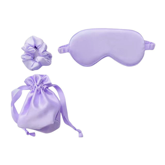 【3点セット】タロイモパープル＋収納袋＋ヘアゴム