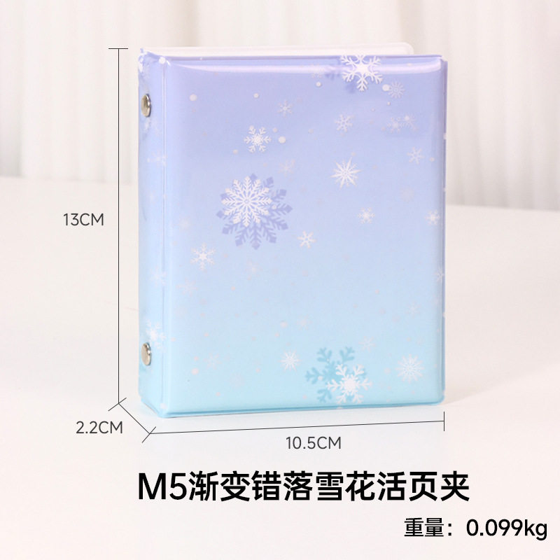 M5 グラデーション千鳥雪の結晶バインダー