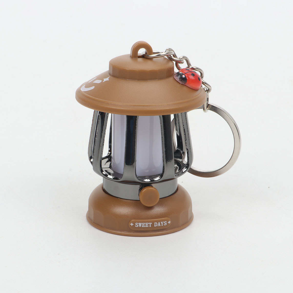 レトロ電着オイルランプ-カーキ(ラウンドバックル)