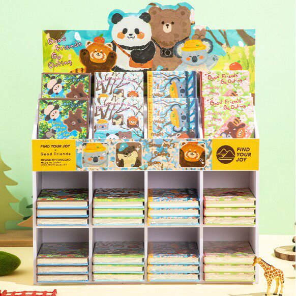 仲の良い友達がお出かけに(80枚を混ぜてディスプレイスタンドをプレゼント)