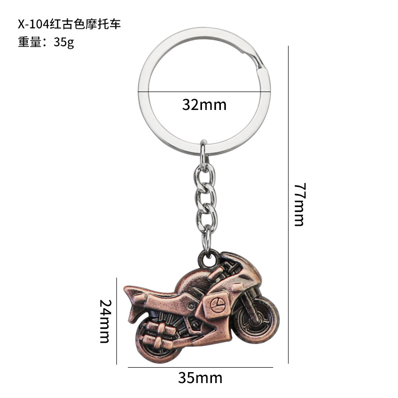 X-104のオートバイ