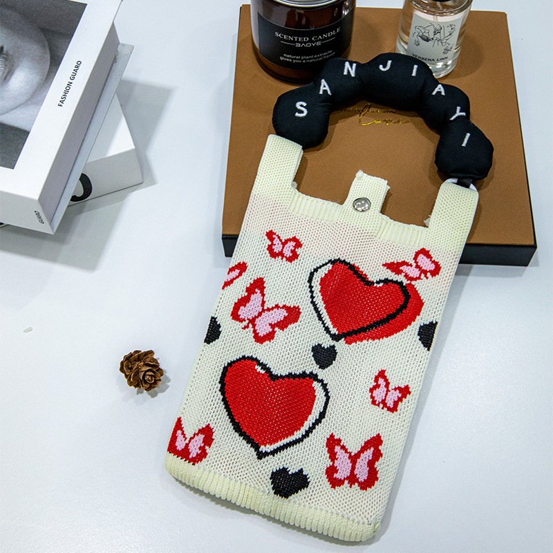 黒と赤のハート