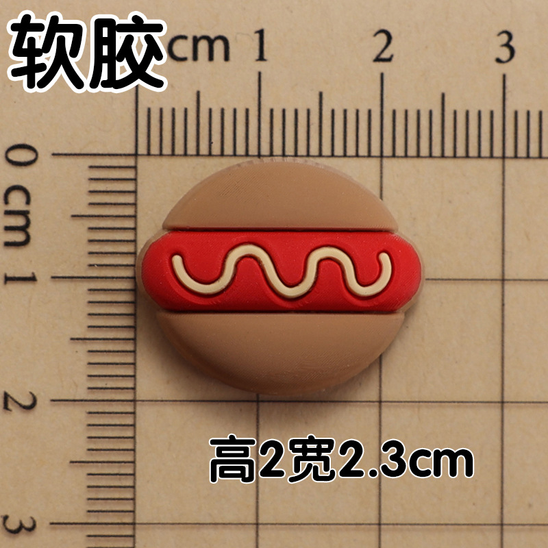 ソフトのり:サンドイッチバーガー 2x2.3cm