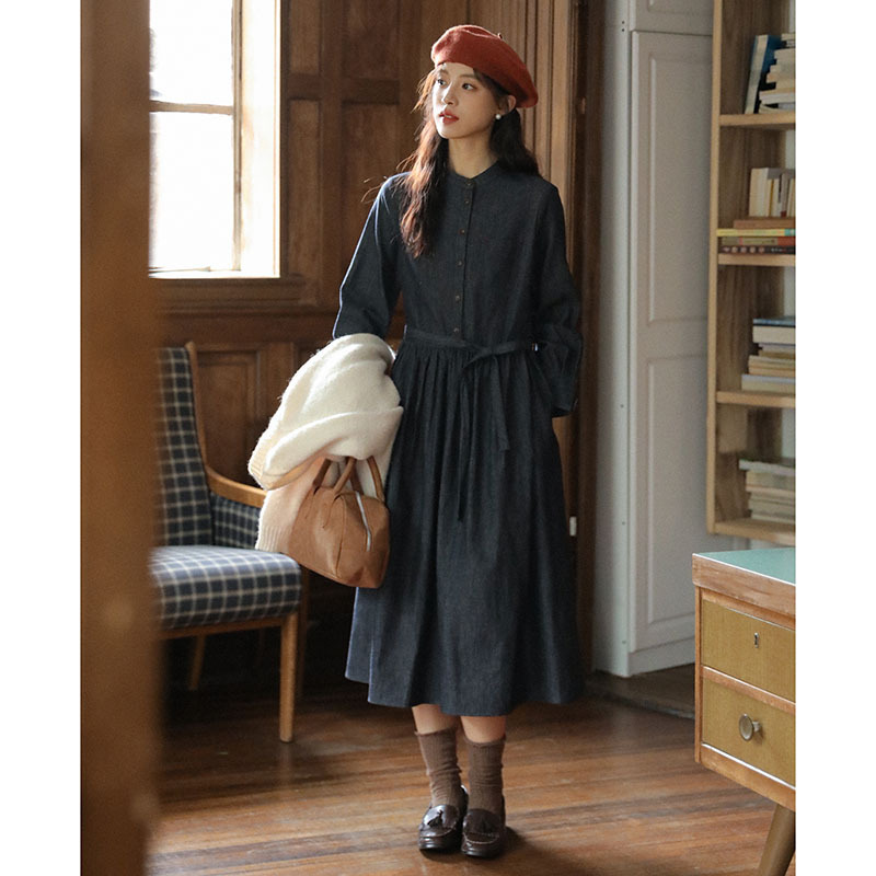 GH 202410 デニムドレス(シングルスカート)