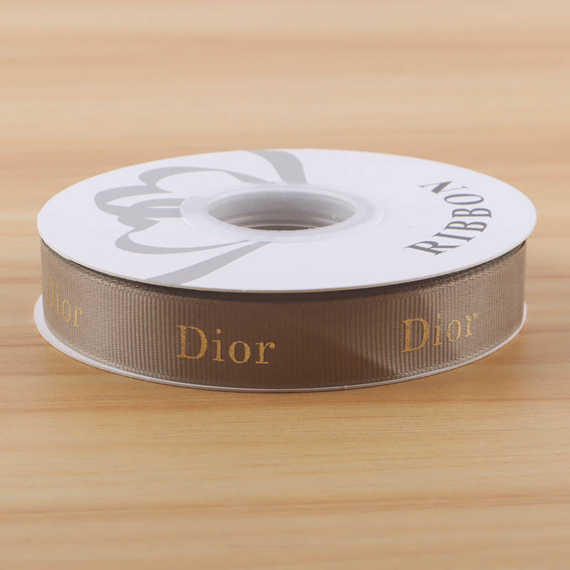 カーキ【Dior】2cm幅×32ヤード/巻