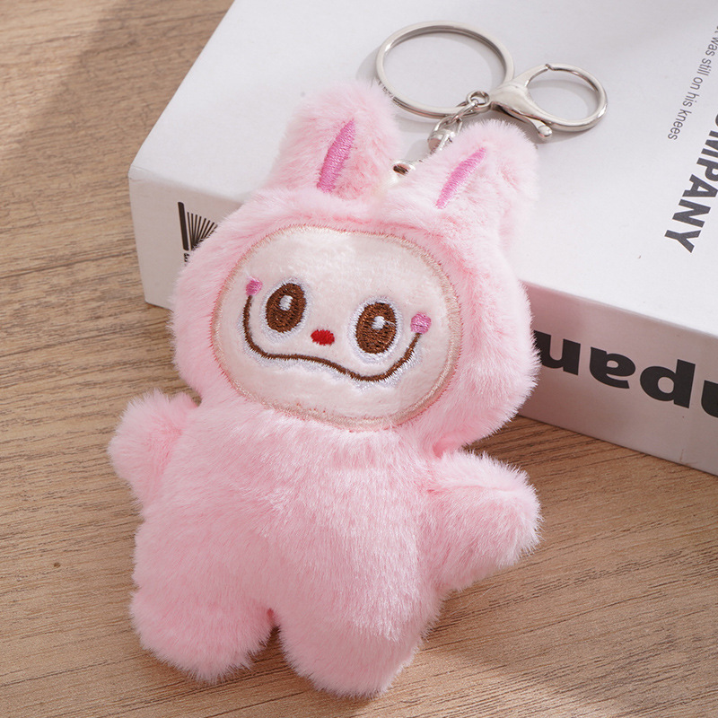 ラブブ ピンク（キーホルダー風）