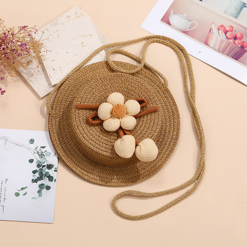 茶色の五弁花リボンライス