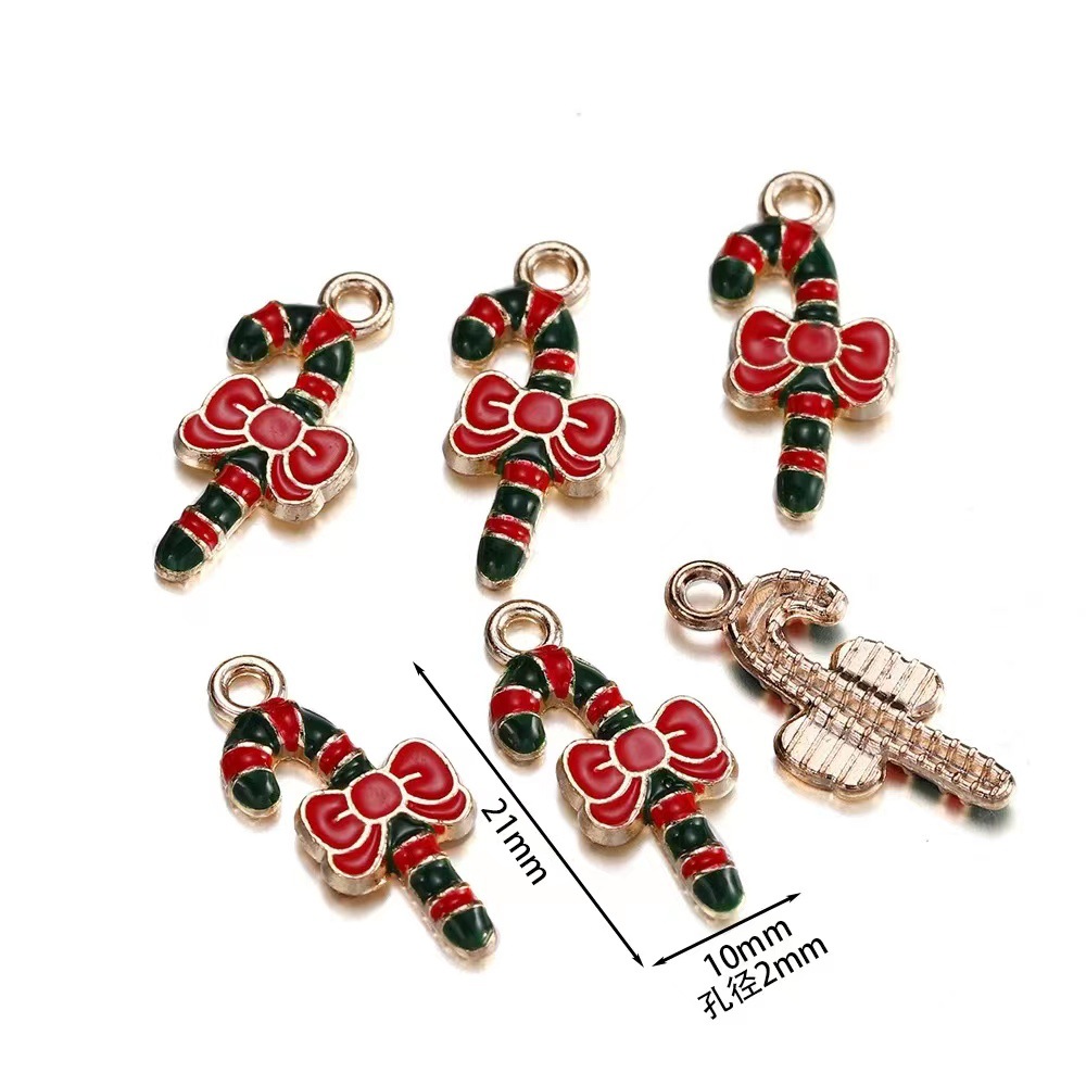 湾曲した赤と緑の松葉杖