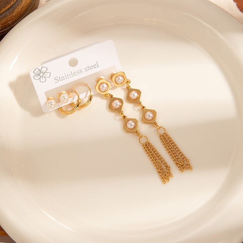 スクエアイヤリングセット