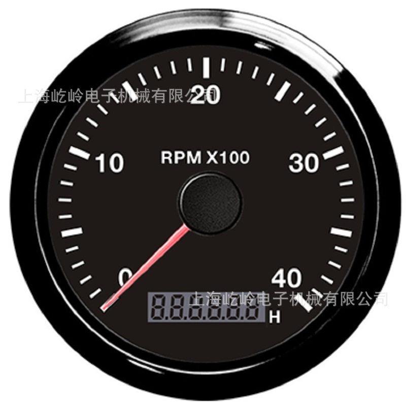 黒枠 + 黒地 (0-4000rpm)