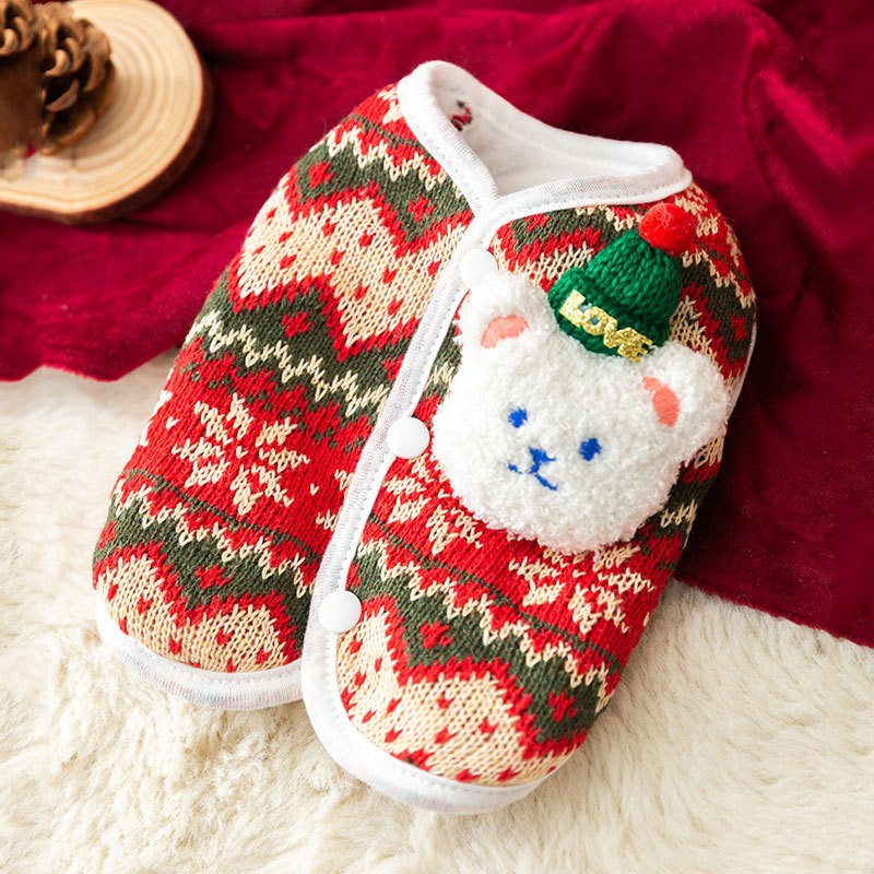 赤いクリスマスベア