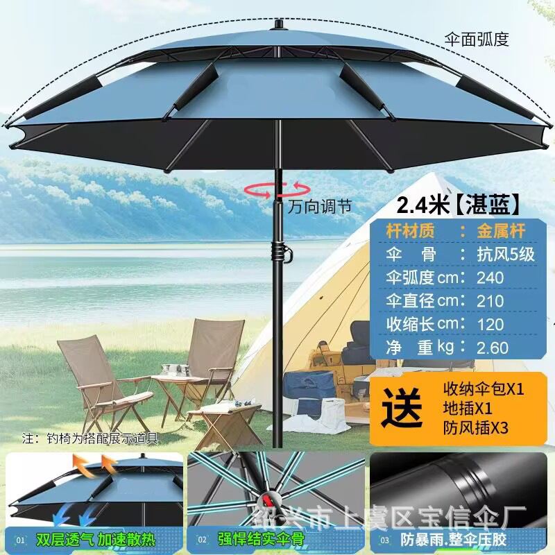 3.3m層強化バックルフレームビニールスプリングユニバーサルブルー