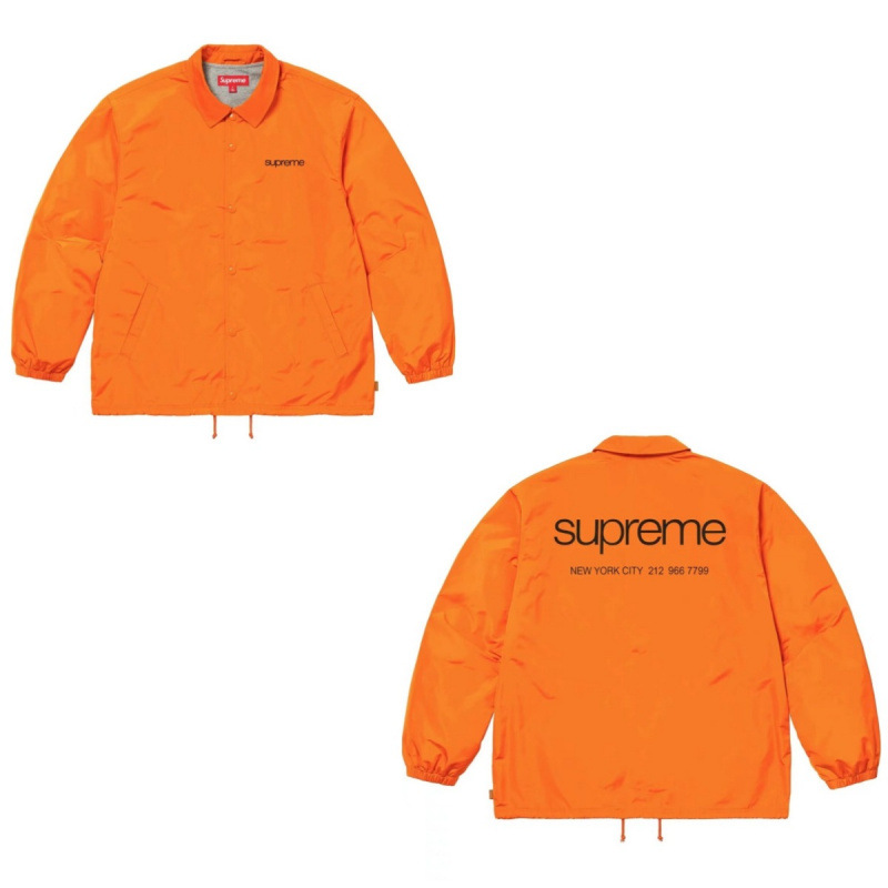 D424Supreme 23FW NYC COACHES JACKET オレンジ