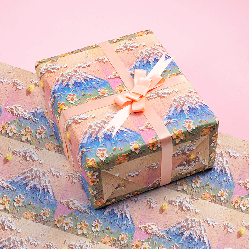 雲山花びら50*70cm (同じリボンは個別に購入する必要があります)