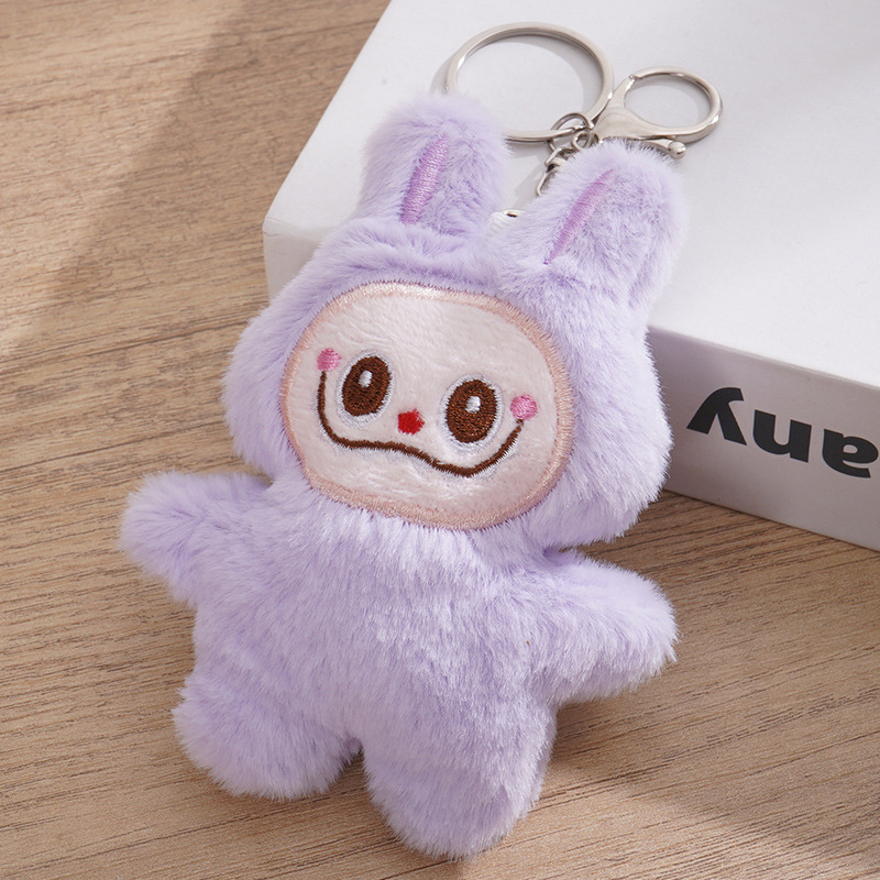 ラブブパープル（キーホルダー風）