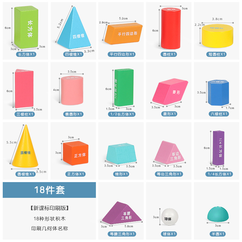 【セット3】人教版18粒全(自封袋入り)