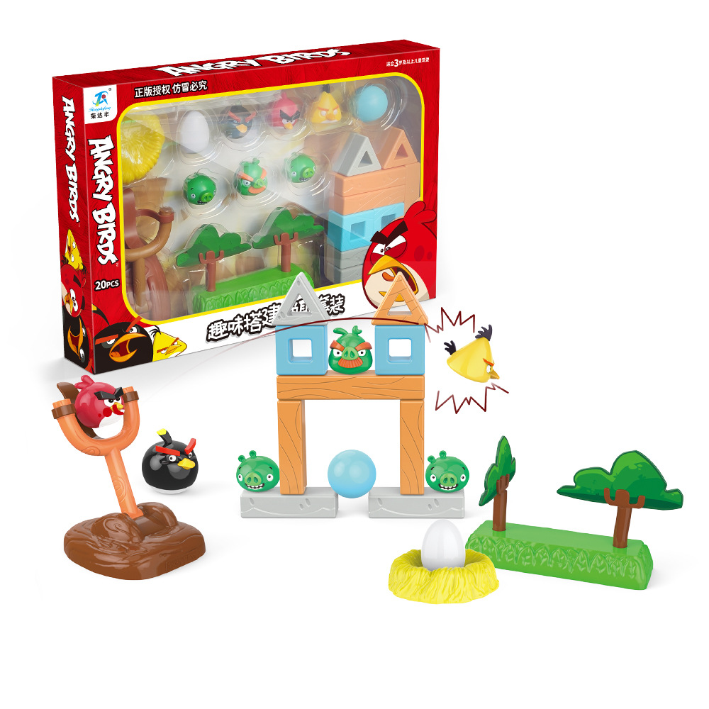 669-4B フォレストハードグルー 20個セット [スリングショット1個+キャラクター6個+積み木13個] [1箱に24箱混合]