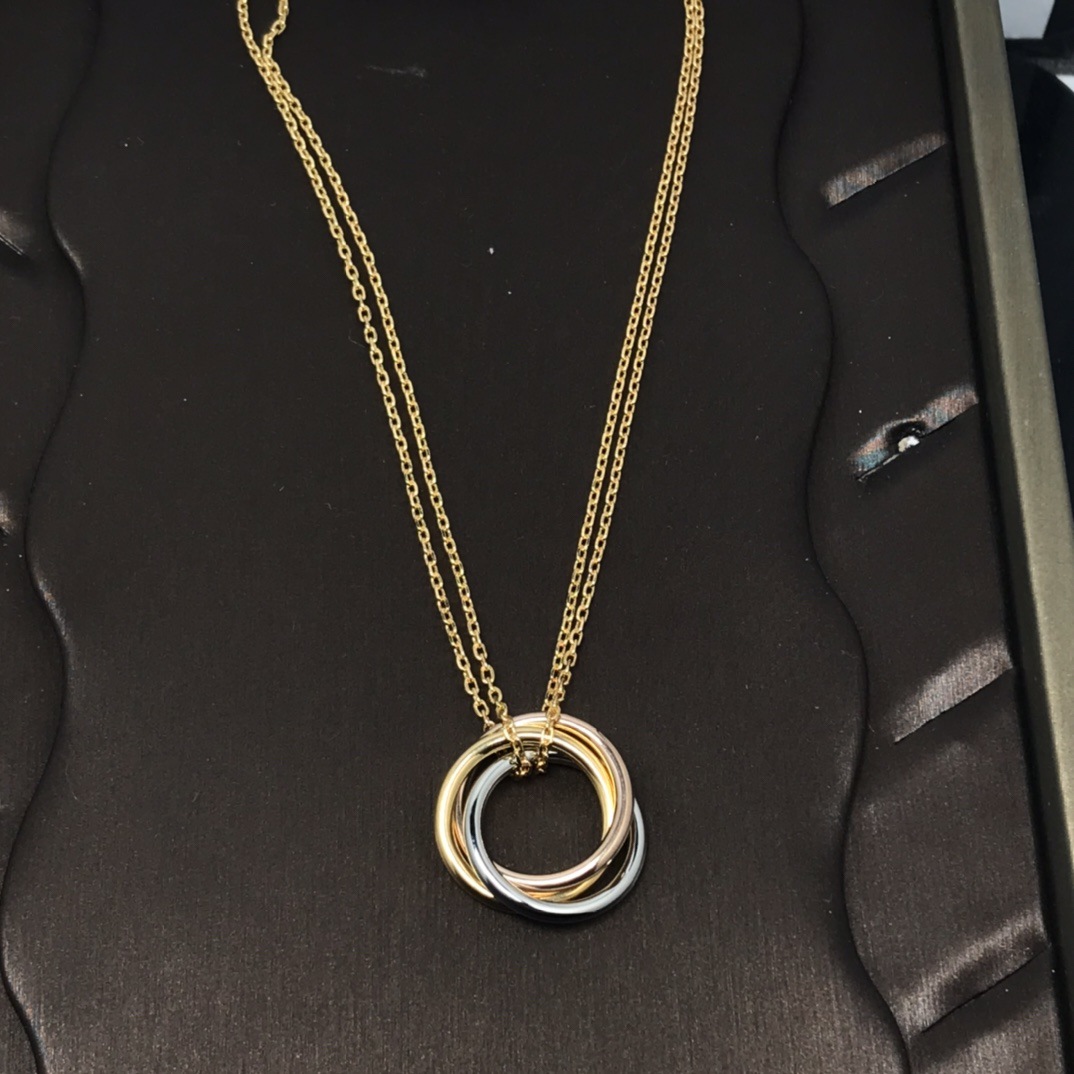 トリコロールネックレス