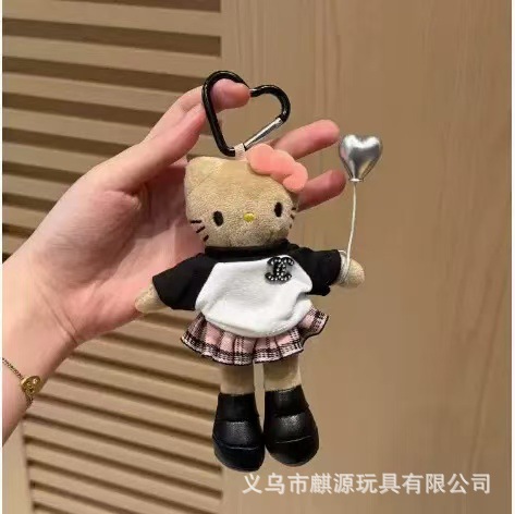 バルーン風白黒トップス【ラブキーホルダー風】