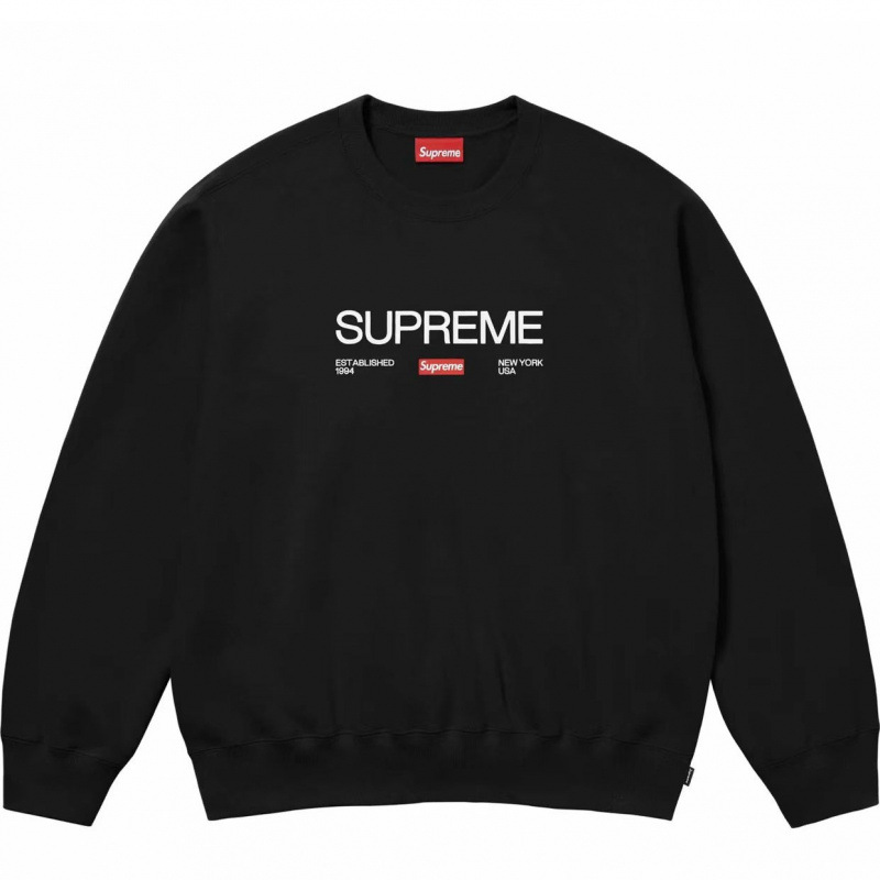 E563SUPREME EST 1994 レターボックス ロゴ ブラック