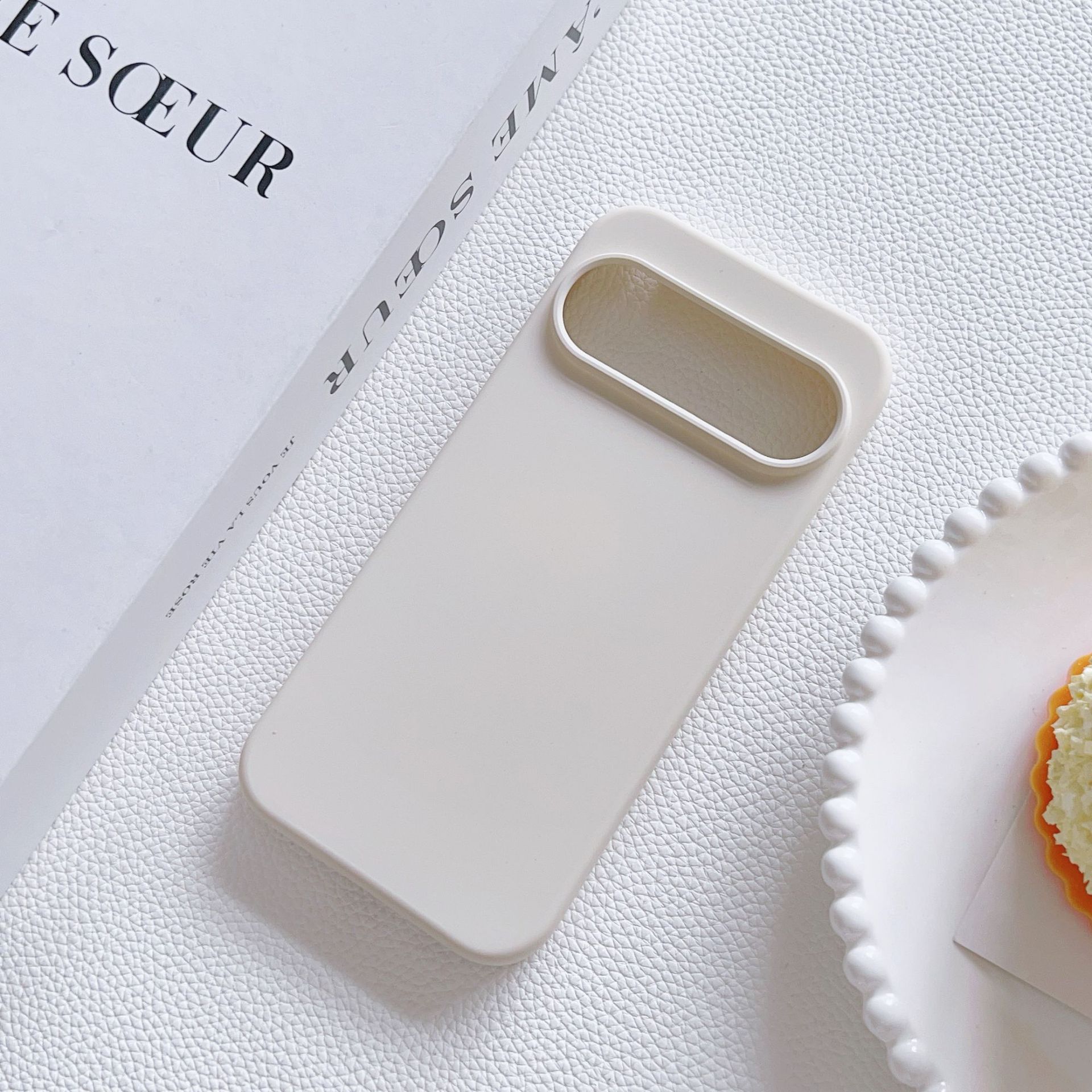 液状シリコーン［アンティークホワイト］フランネル内蔵