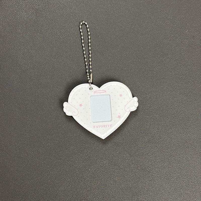 ホワイト+ビーズチェーン