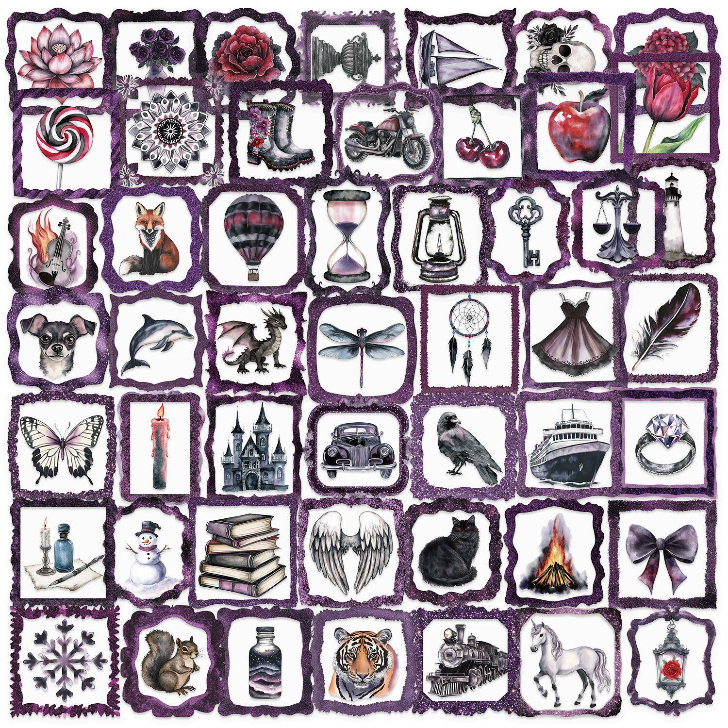 ダークフォトフレーム 50枚 SLP104