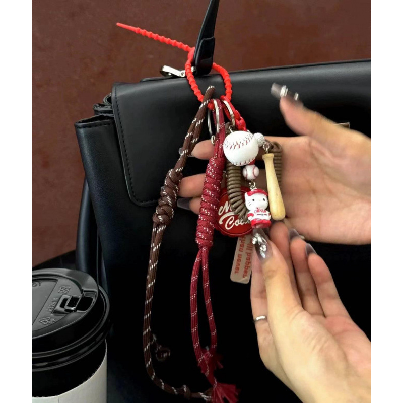 レッドktコーラカバー レッドブラウンロープM風ペンダント