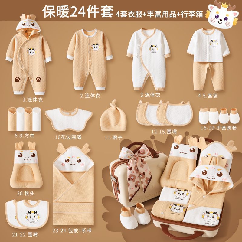 絶妙なレザースーツケーススタイルのカロン24ピースの暖かくて厚いスタイル☆