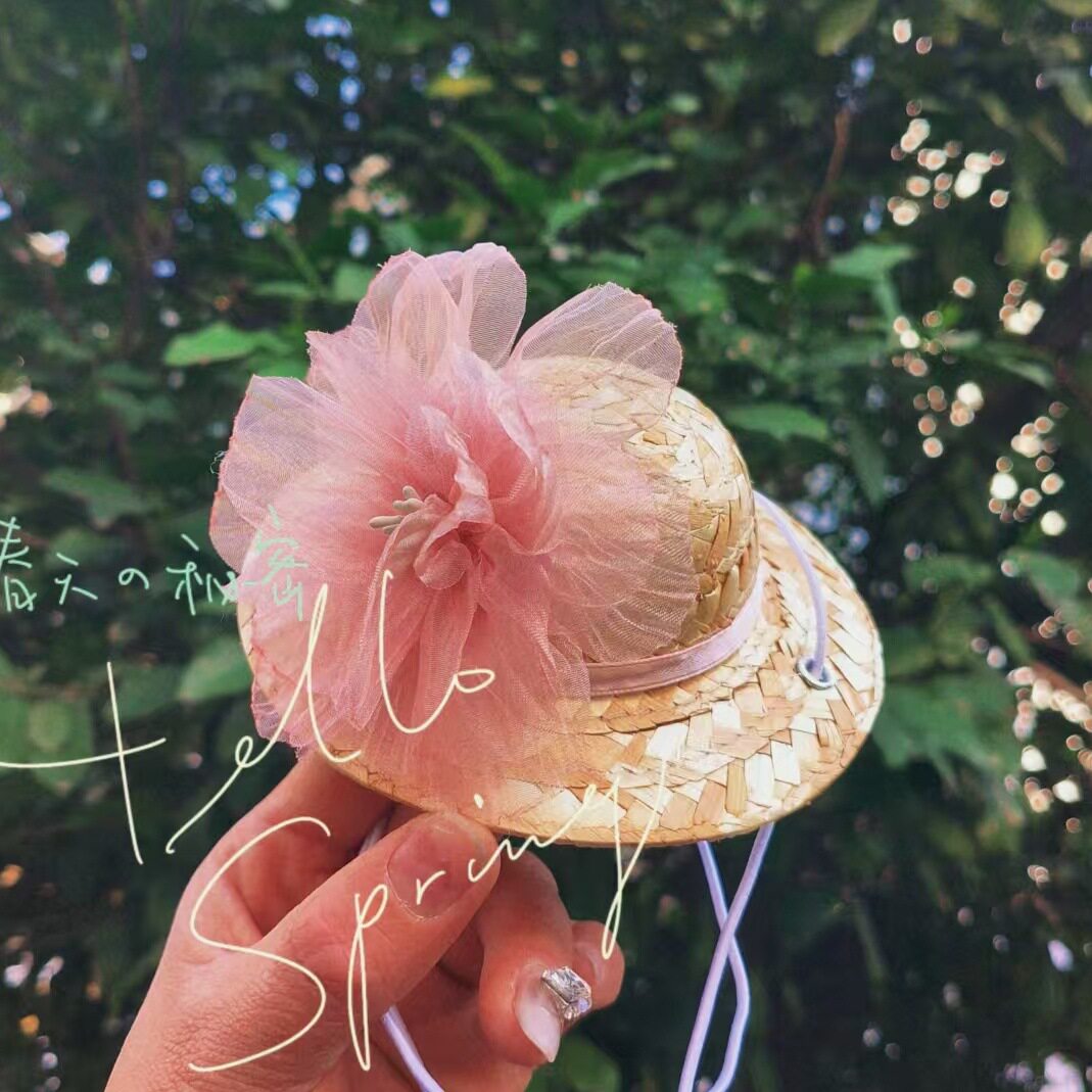 春らしいピンクのレース