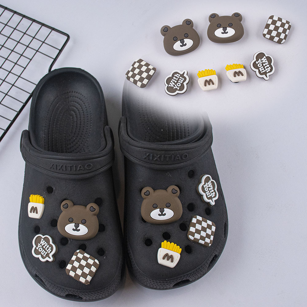 カーキ色熊セット (8個)